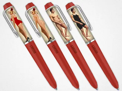 Pinup strip pen photoshop pin up strip pen vector