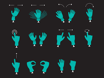 Gestures gestures hands illustration