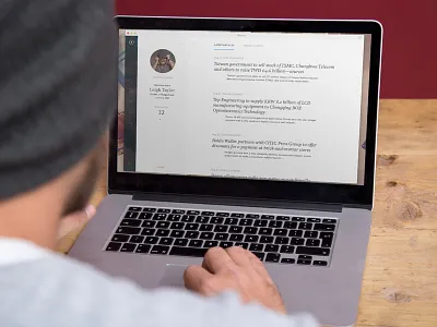 Brightwire App app clean design guidelines light news platform ui ux