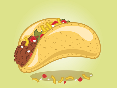 Fast Food Festival Taco concept art fast food festival illustration taco unhealthy