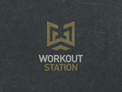 Logo WS branding costarica crossfit exercise fitness gym health logo workout