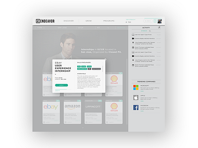 Website Rebrand & Redesign Element's brand design interaction mark popup ui ux