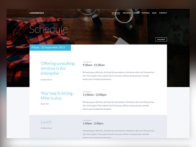 Conference 2 WordPress Theme - 2 conference cr3ativ event theme wordpress