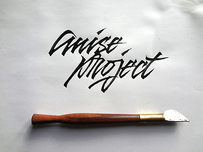 Anise Project calligraphy calligraphy and lettering artist calligraphy artist calligraphy logo et lettering evgeny tkhorzhevsky font hand lettering logo lettering artist lettering logo logo type