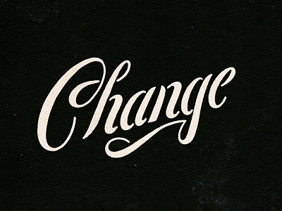 Change lettering typography