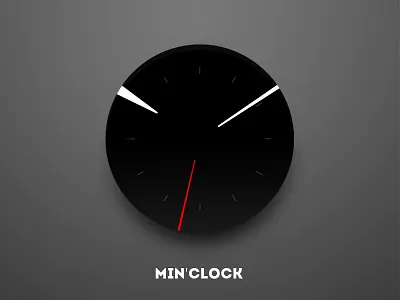 Clock clock mini minimal time watch