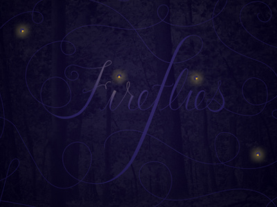 Things we missed while living in SF fireflies lettering night