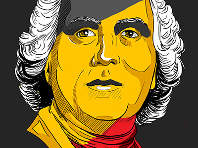 Christoph Willibald Gluck classic face gluck illustration music