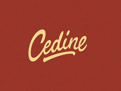 Cedine calligraphy design lettering logo logotype script typography леттеринг лого логотип типографика