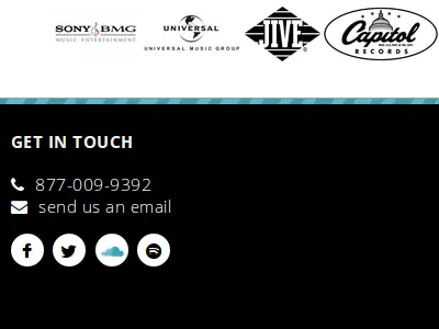 Footer Design web design