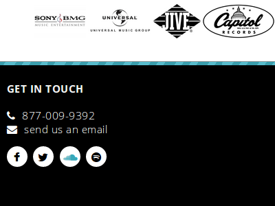 Footer Design web design