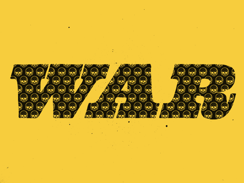 WAR! II animation gif lettering type type design typography war