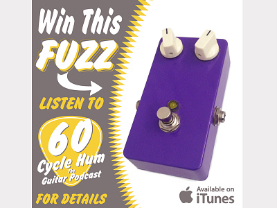 Fuzz 3 fuzz guitar pedal podcast purple