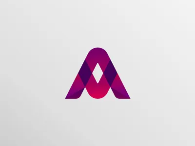 A a cloud gradient purple service symbol