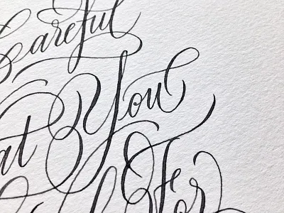 You calligraphy copperplate cursive design english fine art flourish flourishes script swashes typography writing