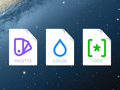 Sip Document Icons color color format palette sip