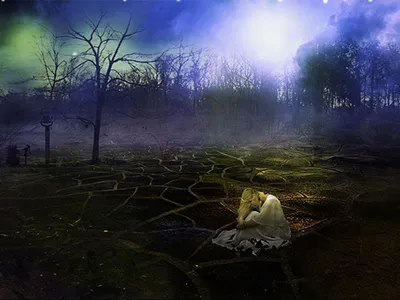 Fog Evening illustration photo manipulation photoshop