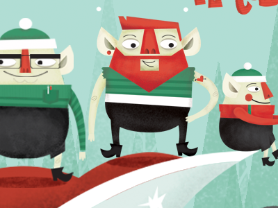 Christmas!!!! christmas cold elf sleigh snow winter