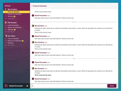 Mentoris chat startup web