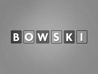 Bowski branding logo logotype