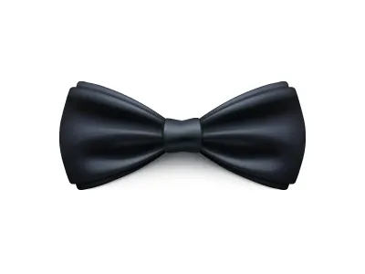 Bow Tie black bow tie classic vector
