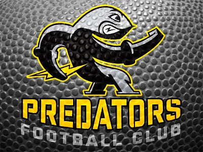 Predators Football design drone football graphic design logo predator sports logo