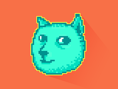 Doge color cool dog doge funny happy ui visual