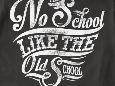 T Shirt Design 1489 old schoo t shirt design t shirt print type typography typography design typography print