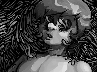 Darkness bizarre darkness drawing gloomy grotesque horror illustration scary