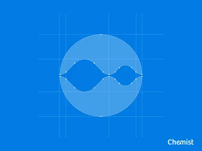 Chemist logo icon design branding branding and identity chemistry circle design icon identity branding logo logo construction logo design logo design branding logo grid logo mark shape ui ui design visual identity