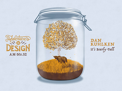 AID Podcast "It's Bearly Fall" bear dan kuhlken dkng fall jar mason jar nathan goldman podcast tree