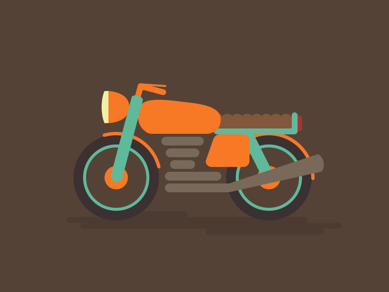 Motorcycle bike icon logo motorcycle