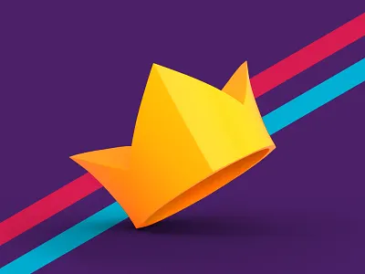 Del Rey 3d brand color corporate identity crown icon identity king logo