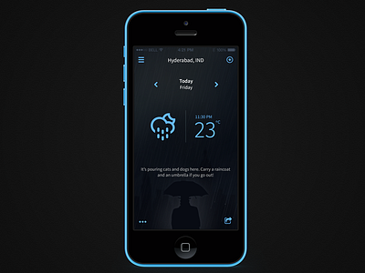 Weather App app ios mobile weather