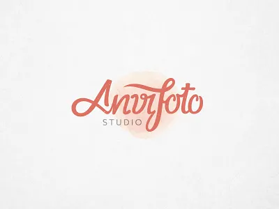 Anvi Photography anvi grey handdraw logo photo photography red scrift studio typography vietnam vintage