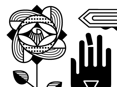 King flower illustration