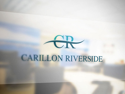 Logo Carillon Riverside Mockup branding deisgn font logo logotype mark mockup monogram symbol type typeface typography