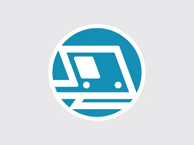 1977 BART Icon 1977 adobe illustrator bart blue icon recreation san francisco transit