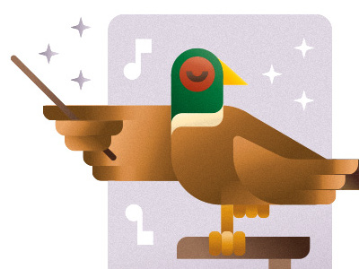 Pheasant director director illustration music orchestra pheasant