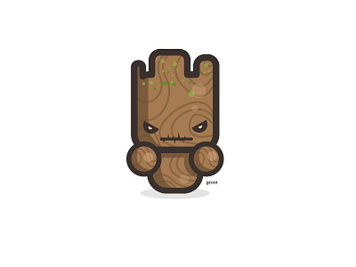 Groot fanart groot kirpluk marvel simple vector