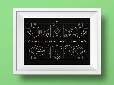 Sorry Card custom display font glyphs illustration letterpress letters quote sorry type typeface typography