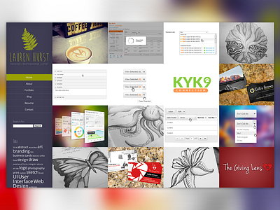 Responsive Portfolio Website art clean design portfolio responsive sketch website wordpress