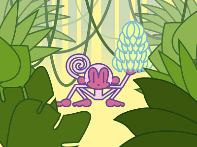 oh whatchu got there? 2d illustration vector