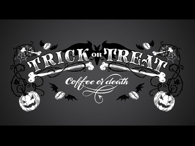 LONDON Coffee House decoration design lettering window