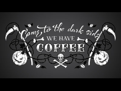 LONDON Coffee House decoration design lettering window