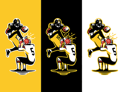 Antonio Brown athletics branding how illustration logos sports to tutorials