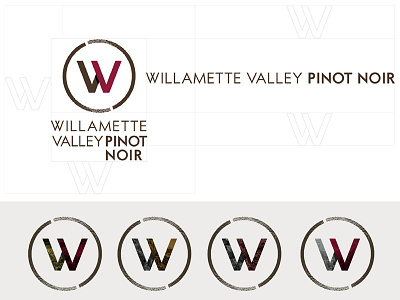 Willamette Valley Pinot Noir Logo logo