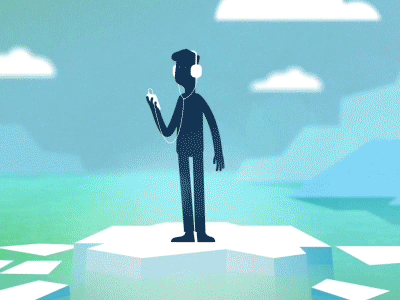 Dribble Songspots ice mountain music phone songspots