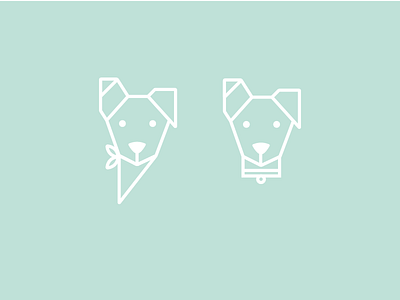 Pups dog icon illustration logo vector