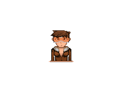 Tracer (Overwatch) games overwatch photoshop pixel art tracer